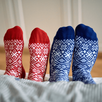 Skarpety Northman Fauske merino 2-pack 35_mix barev