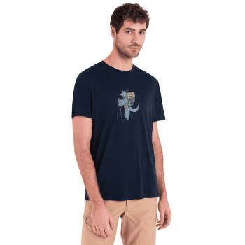 Koszulka z krótkim rękawem Icebreaker Merino 150 Tech Lite III SS Tee Tech Head Men Midnight Navy