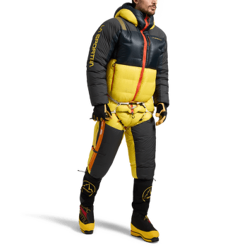 Spodnie La Sportiva OLYMPUS TECH DOWN PANT Yellow/Black
