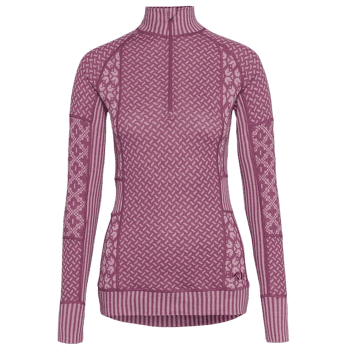 Koszulka z długim rękawem Kari Traa Smekker H/Z Women PLUM