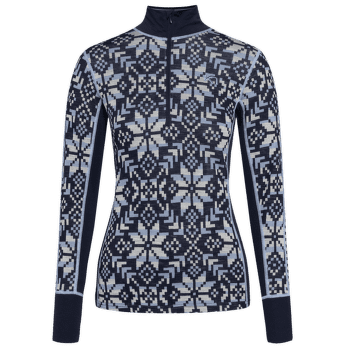 Koszulka z długim rękawem Kari Traa Else H/Z DARK NAVY BLUE