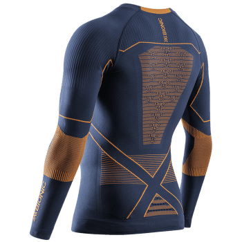 Koszulka z długim rękawem X-Bionic  ENERGY ACCUMULATOR LIGHT SHIRT LS MEN Marine/Orange