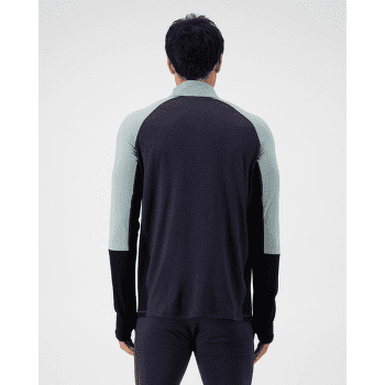 Koszulka z długim rękawem Mons Royale Olympus Merino Half Zip Men Dew / 9 Iron / Black