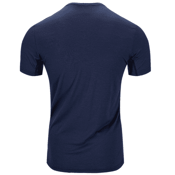 Koszulka z krótkim rękawem Aclima LightWool 140 Trail Tee Men Navy Blazer