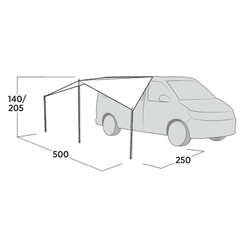 Szałas EasyCamp Lom Tri Canopy