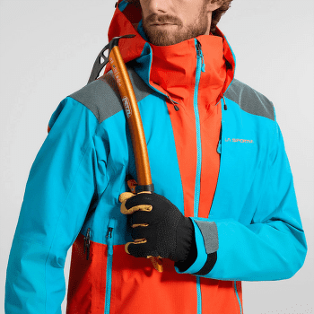 Kurtka La Sportiva Supercouloir GTX Pro Jacket Men Cherry Tomato/Tropic Blue