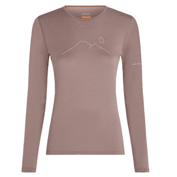 Koszulka z długim rękawem Icebreaker Merino 200 Oasis LS Crewe Rainer Ridge Women SUMMIT
