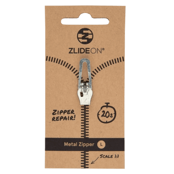 Zamek błyskawiczny ZlideON Repair slider for metal zipper Silver