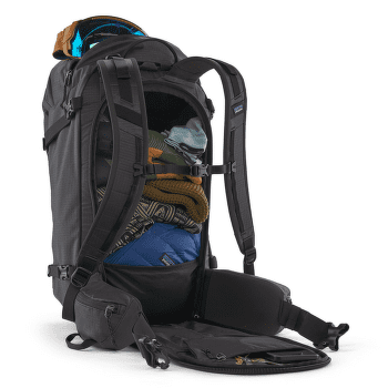 Plecak Patagonia PowSlayer Pack Black w/Autumn Orange
