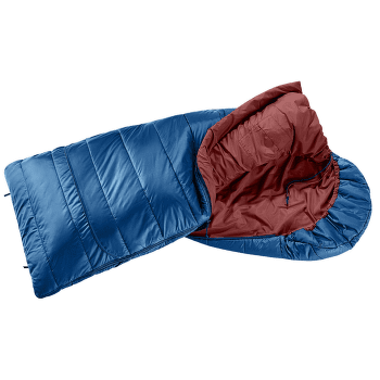 Śpiwór deuter Starlight SQ nightblue-redwood