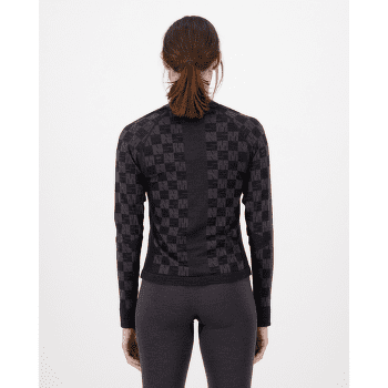 Koszulka z długim rękawem Mons Royale Ascender Merino Seamless Long Sleeve Women Mauve / Black