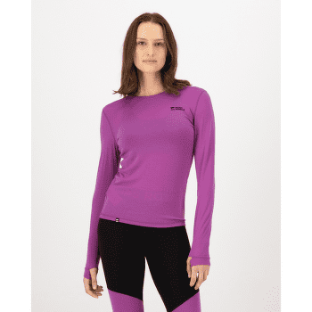 Koszulka z długim rękawem Mons Royale Cascade Merino Base Layer Long Sleeve Women Aoraki Lily Toffee