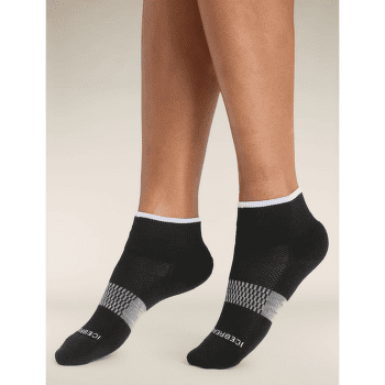 Skarpety Icebreaker Multisport Light Mini Women Black/Snow/Metro HTHR