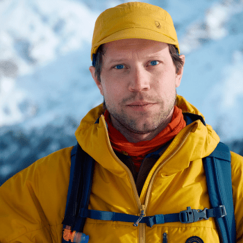 Kurtka Fjällräven Bergtagen 60 Insulation Jacket Men Mustard Yellow-Mountain Blue