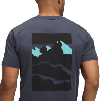 Koszulka z krótkim rękawem Black Diamond Mountainscape SS Tee Men Agave