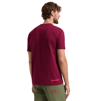 Koszulka z krótkim rękawem La Sportiva CIRCLE LOGO T-SHIRT Men Night Sky/Mountain Red