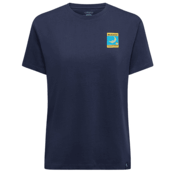 Koszulka z krótkim rękawem La Sportiva MOON CLIMB T-SHIRT Women Night Sky/Limestone