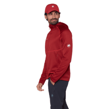 Bluza Mammut CRAG ML HOODED JACKET MEN 3818 dark mammut red