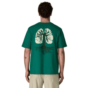 Koszulka z krótkim rękawem Patagonia Run Like Roots Responsibili-Tee Men White