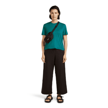 Koszulka z krótkim rękawem Icebreaker Merino 150 Tech Lite SS Crop Tee Women TIDAL TEAL