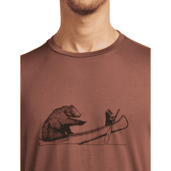 Koszulka z krótkim rękawem Icebreaker Merino Blend Core SS Tee Canoe Companions Men Midnight Navy