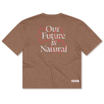 Koszulka z krótkim rękawem Mons Royale Yonder Merino Organic Cotton T-Shirt Women Mocha
