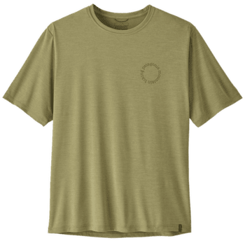Koszulka z krótkim rękawem Patagonia Cap Cool Daily Shirt - Spoke Stencil Men Gumtree Green - Light Gumtree Green X-Dye