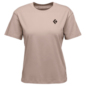 Koszulka z krótkim rękawem Black Diamond Equipment For Alpnst SS Tee Women Pale Mauve