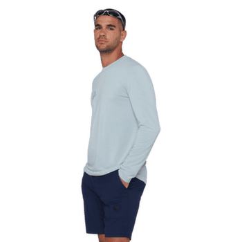 Koszulka z długim rękawem Mammut MOUTAIN LONGSLEEVE T-SHIRT MEN BLUEMLISALPHORN nebla