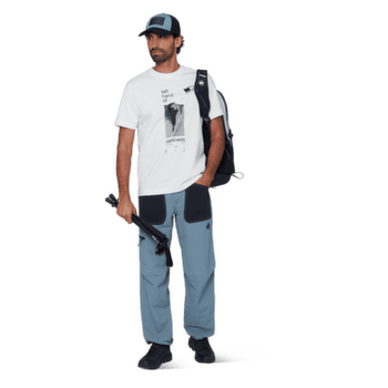 Koszulka z krótkim rękawem Mammut MAMMUT BASE T-SHIRT MEN HAND nebla