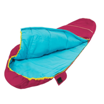 Śpiwór Grüezi bag Kids Grow Colorful Raspberry Red Raspberry Red