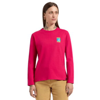 Koszulka z długim rękawem La Sportiva MOON CLIMB LONG SLEEVE WOMEN Azalea/Redwood
