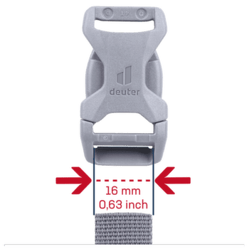 Sprzączka deuter Buckle 16 HI/TR/AL grey