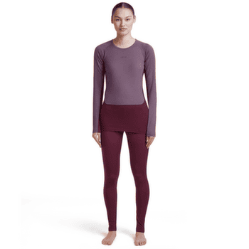 Koszulka z długim rękawem Icebreaker Merino 200 ZoneKnit™ LS Crewe Women DK BERRY/GREY PLUM/CB