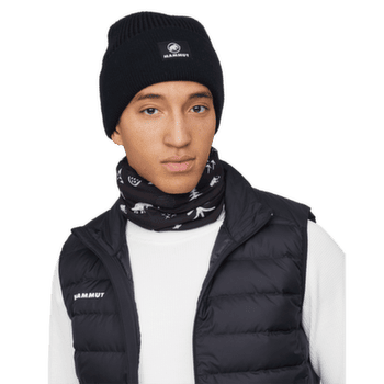 Szalik Mammut Fleece Neck Gaiter black-white 0047