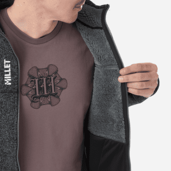 Kurtka Millet CHAMONIX KNITWARM JACKET MEN SMOKED PEARL