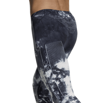 Legginsy 3/4 X-Bionic ENERGY ACCUMULATOR WILD 3/4 PANTS TieDye X Black/X White