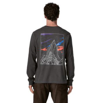 Koszulka z długim rękawem Patagonia LONG-SLEEVED CLOUD CRAG T-SHIRT Men Blue Sage
