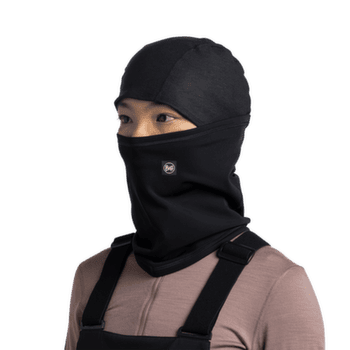 Kaptur Buff TECH FLEECE HINGED BALACLAVA SOLID BLACK