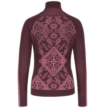 Bluza Kari Traa Saga HZ COCOA/COCOA POWDER