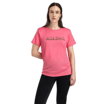 Koszulka z krótkim rękawem Aclima LightWool Tee Logo Women Navy Blazer
