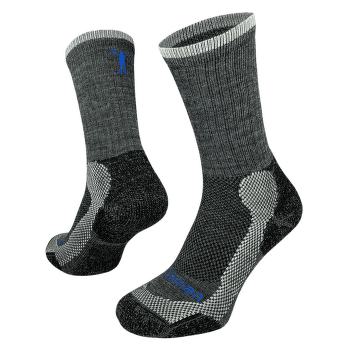 Skarpety Northman Trekking Light Merino Crew Šedá/antracit