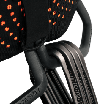 Siodło Mammut Comfort Fast Adjust Harness Men black-safety orange 00430