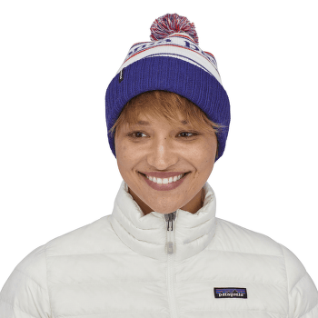 Czapki Patagonia Powder Town Beanie Park Stripe: Viking Blue
