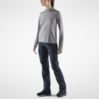 Koszulka z długim rękawem Fjällräven Abisko Sun-hoodie Women Port