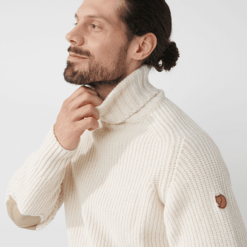 Sweter Fjällräven Övik Roller Neck Sweater Men Grey-Melange
