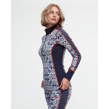 Koszulka z długim rękawem Kari Traa Else H/Z DARK NAVY BLUE