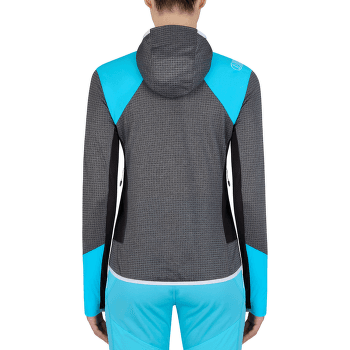 Bluza La Sportiva AEQUILIBRIUM THERMAL HOODY Women Black/Malibu Blue
