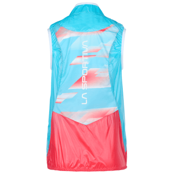 Kamizelka La Sportiva BRIZA WINDBREAKER VEST W Hibiscus/Malibu Blue