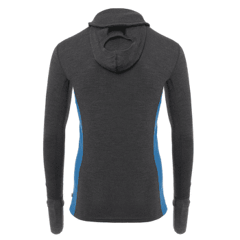 Triko s dlouhým rukávem Aclima WarmWool Hood Sweater W/Zip Men Marengo / Jet Black / Corsair